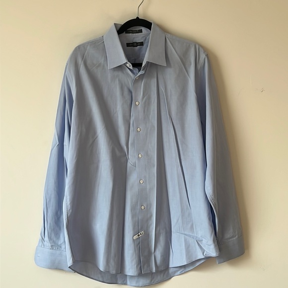 Men’s Nordstrom Dress Shirt - Size 17 36/37 Trim Fit - Picture 1 of 5